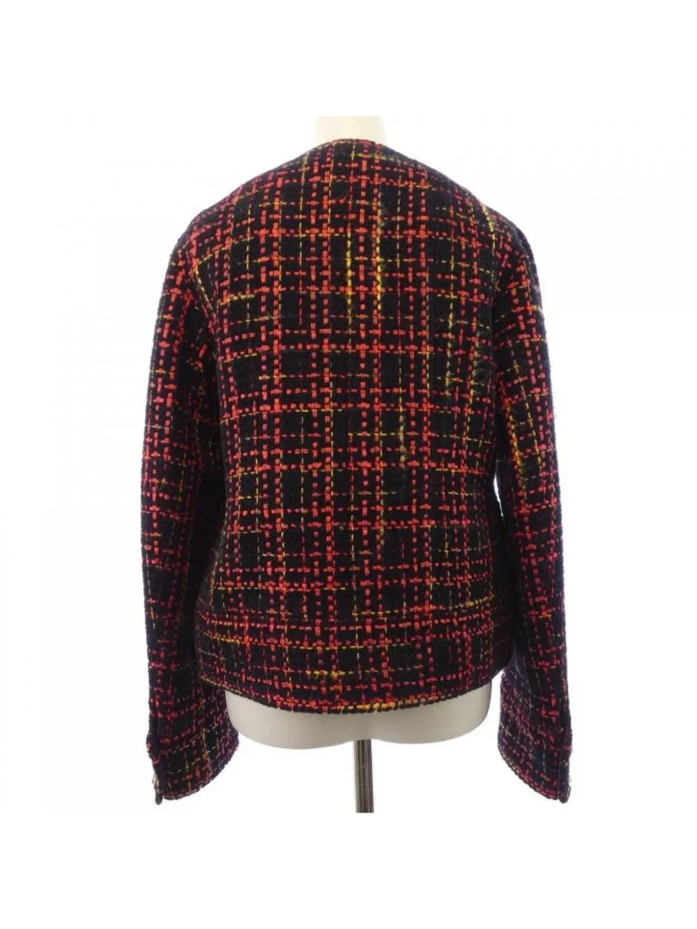 Chanel Collarless Jacket Black